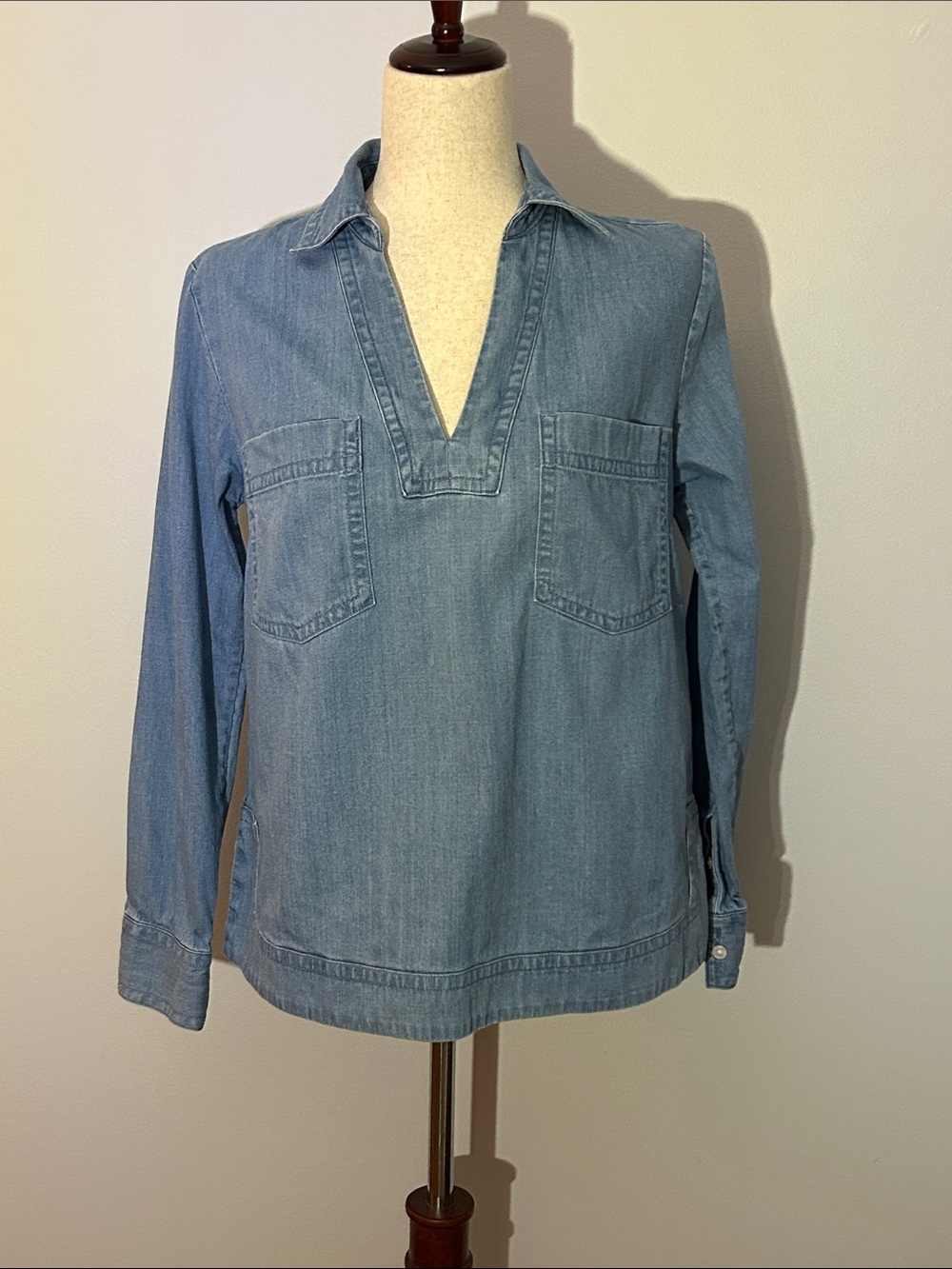 Banana Republic Light Blue Denim Tunic Boho
